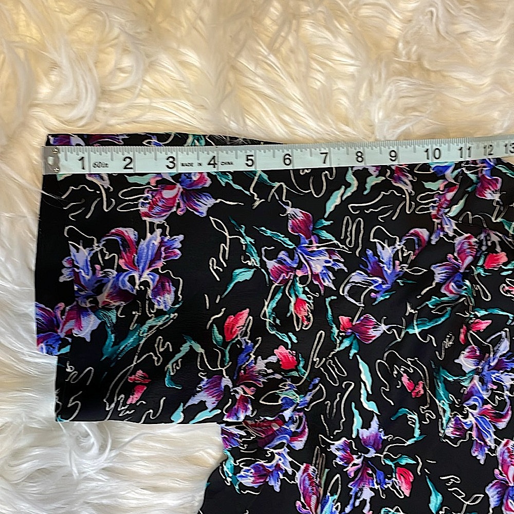 Jos. A. Bank Black Multicolour Silk Blouse - Picture 9 of 10